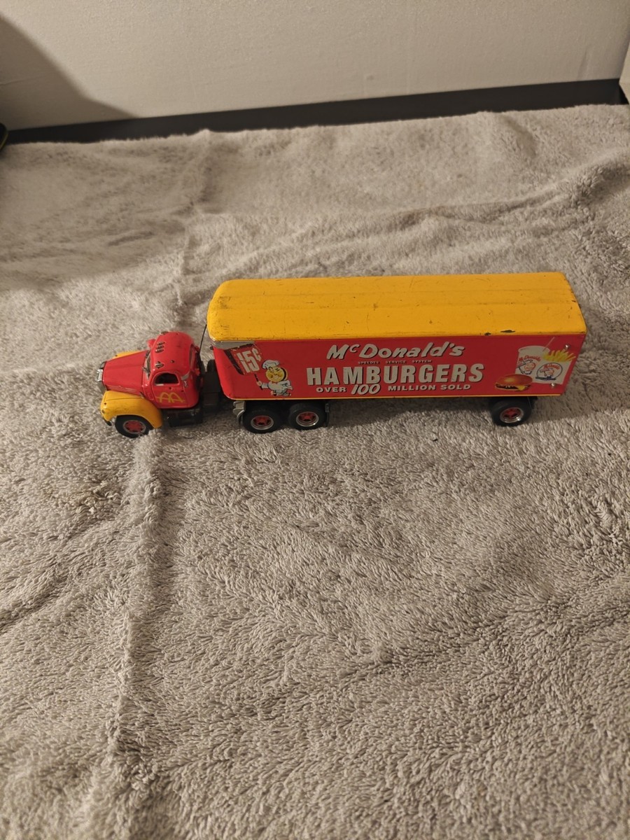 Matchbox Dinky 1:50 1955 Mack b61 truck trailer McDonald Hamburger