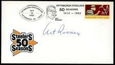 Art Rooney JSA Coa Signed 1982 First Day Cover Cache FDC Steelers Autograph