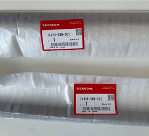 Honda Genuine Integra DC5 Roof Molding Set 74306-S6M-003 / 74316-S6M-003 OEM