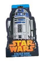   Star Wars Sticker Book 4 Sheets 300 Stickers Disney  Bonus Force Awakens Card
