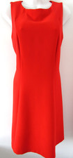 Papaya dress Ladies Size 12 orange pencil fitted wiggle sleeveless dress
