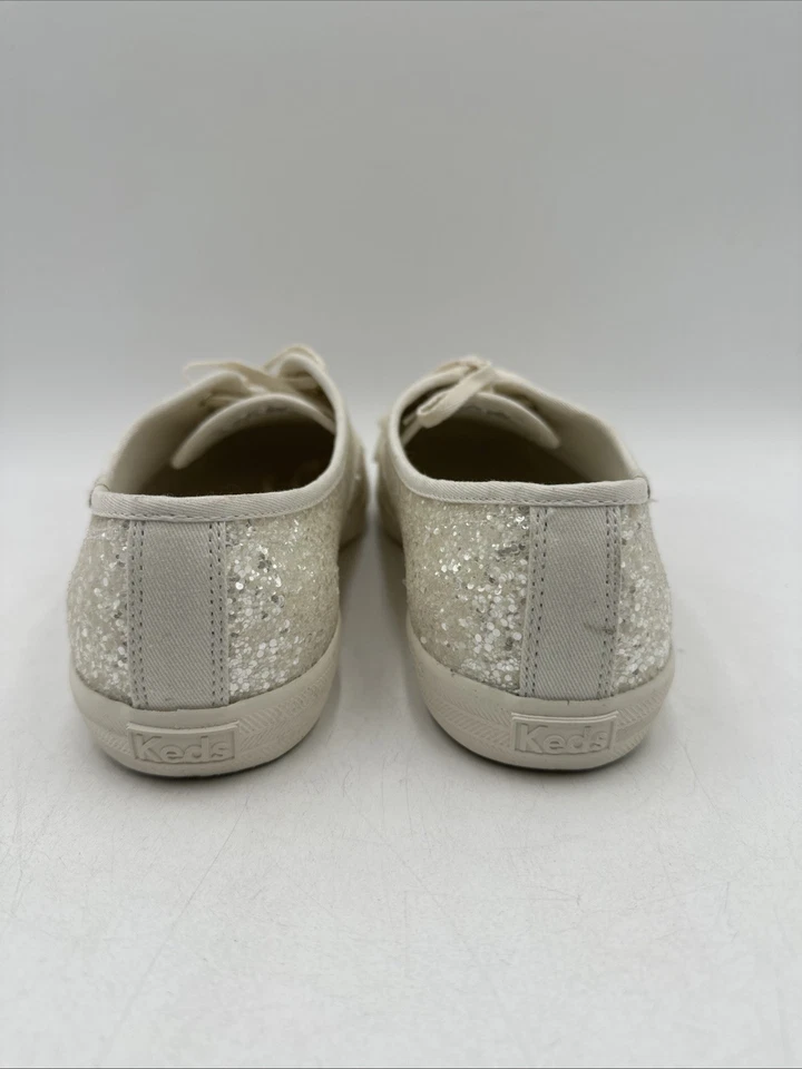 Keds Women's Champion Glitter Lace Up Sneaker White Size 9.5 W - Image 4 of 4