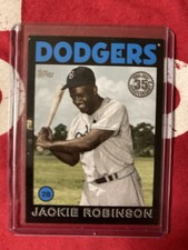 2021 Topps 1986 Baseball 35th Anniversary BLACK #288/299 Jackie Robinson HOF