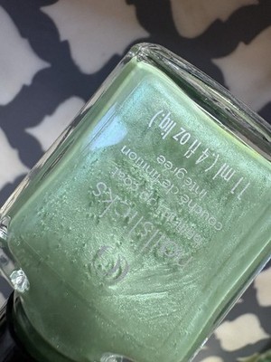 Covergirl 501 Go Go Green Shimmer vintage 90s nail polish