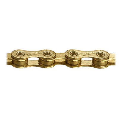 Taya Onze-111 11-Speed Gold Bicycle Chain with DHT Technology & Tool-Free