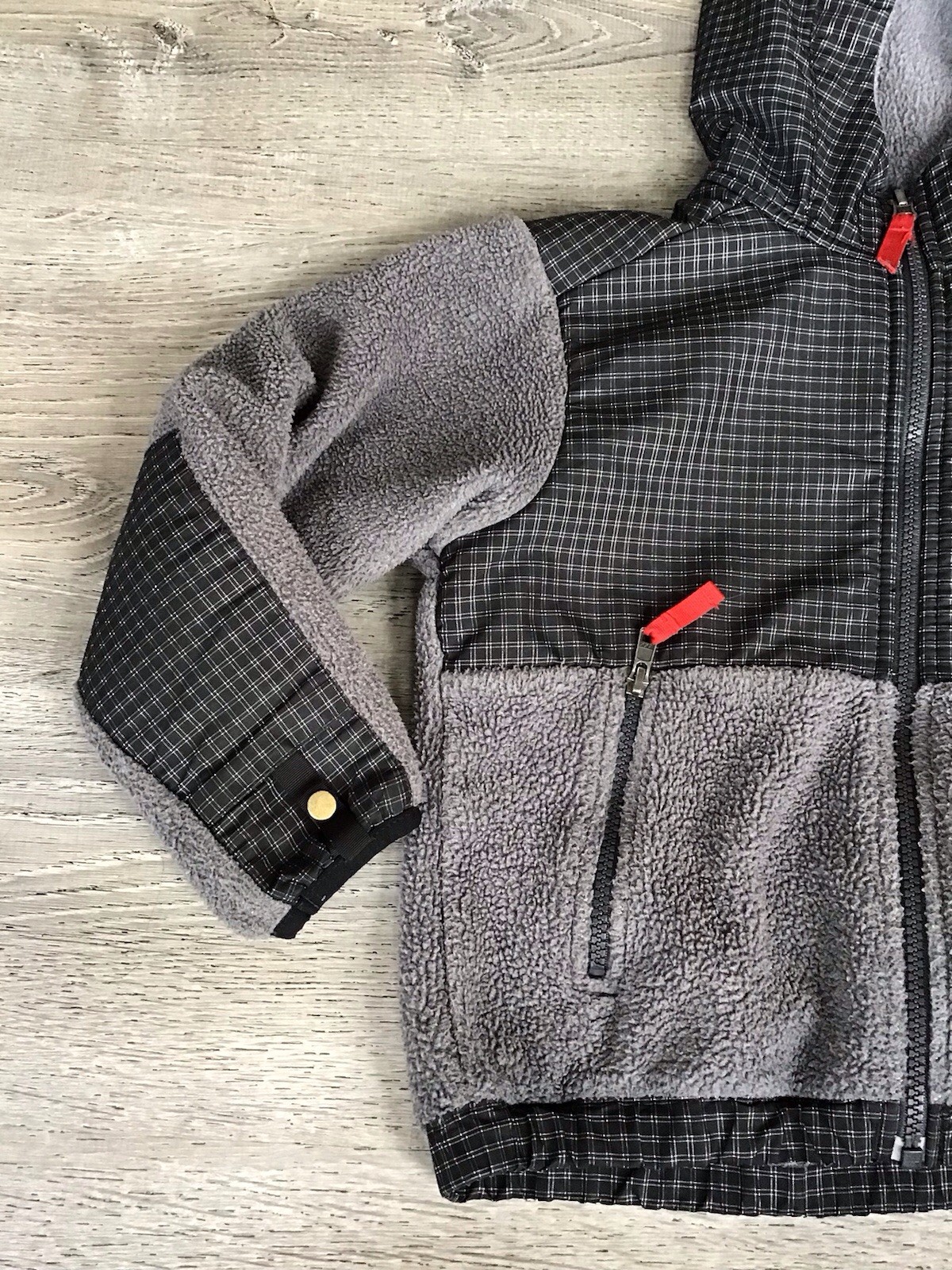 The North Face Denali Porlatec Youth XXS 5 Fleece Jacket Boys Hooded Full Zip thumbnail 3