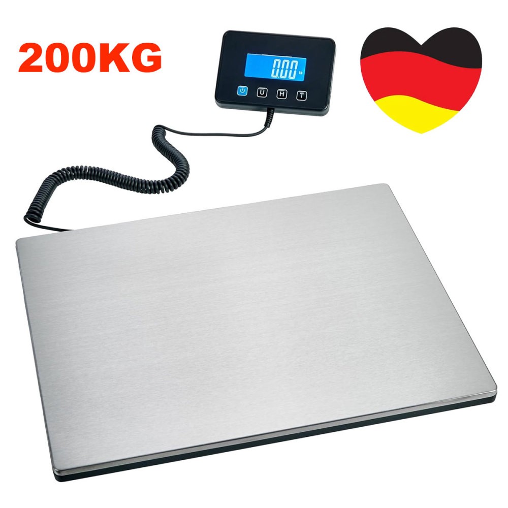 Lagerwaage Platformwaage 200 KG Digital Paketwaage Lager Marktwaage Waage