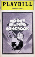 The Moony Shapiro Songbook Playbill (1981) - Closed Opening Night!
