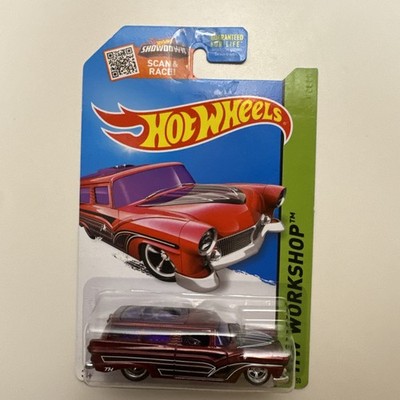 Hot Wheels 2014 Super Treasure Hunt – 8 Crate Burgundy Lowrider TH
