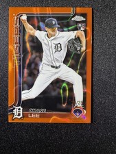 2025 Topps Chrome Update Series Orange /25 RC Rookie Chase Lee 