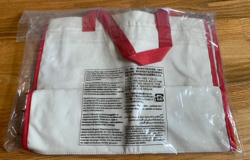 Cath Kidston рыбы и чипсы сумка с короткими ручками кремовый прямоугольник двойной ручки сумка с короткими ручками запечатанный новый с Ярлыками - Изображение 4 из 4