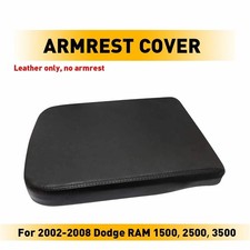 For 2002- 08 Dodge RAM 1500 2500 3500 Black Center Console Armrest Lid Cover HY2