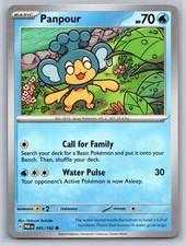 Panpour Pokemon SV04: Paradox Rift #041/182