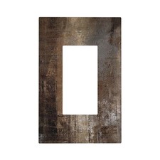 Brown Gray Grey Tan Taupe Rusty Abstract 1 Gang Rocker/decorator Outlet Light...