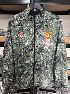 Men’s Adidas Manchester United Stone Roses Player Issue Jacket Large
