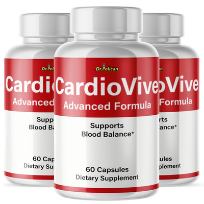 CardioVive-Blood Support- 3 Bottles- 180 Capsules