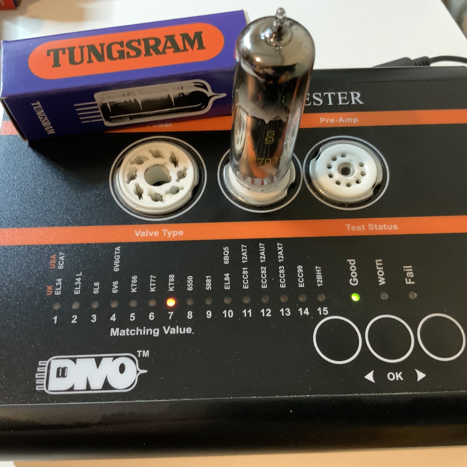 Rare NOS Tungsram EL84 6BQ5 Tube O-Getter N709 E84L CV2975 NICE! D