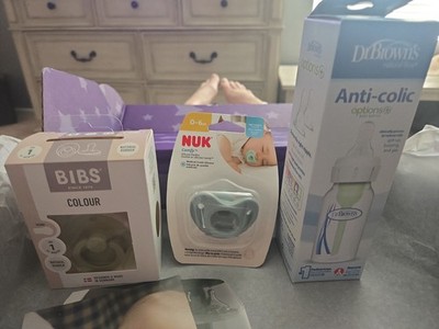 BIBS pac 1 , Dr Brown Anti- COLIC, Nuk 0-6 Pac, Munchkin Pac. Fredababy! Lot. 