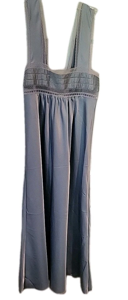 Camisón Christian Dior Lord and Taylor bebé azul mediano 100% nylon Qiana Foto 4 de 4