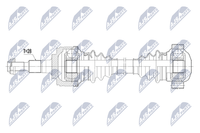 Antriebswelle NTY NPW-PS-020 FüR Porsche 911 997 Turbo