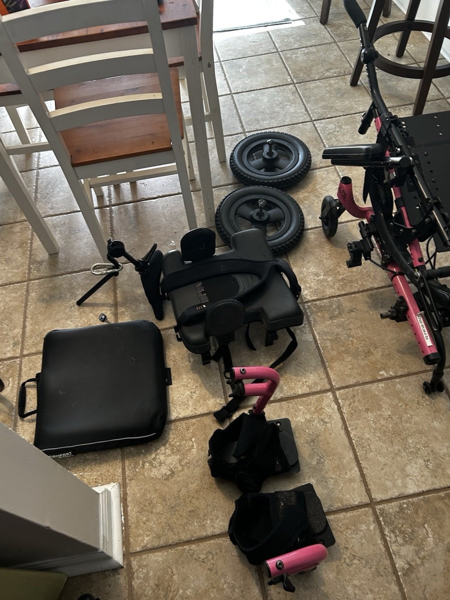 Quickie IRIS Zippie 14”x15” Recline Tilt In Space Wheelchair With