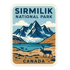Sirmilik Canada Iron On Heat Transfer Vinyl HTV Die-Cut World National Parks