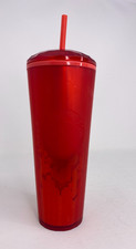 ❤️ Starbucks Valentine Tumbler Red Soft Matte 2022 Hearts Dome Cup