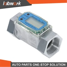 Labwork 1.5inch 10.5-74 GPM Digital Turbine Flow Meter For Liquid Flow Meter