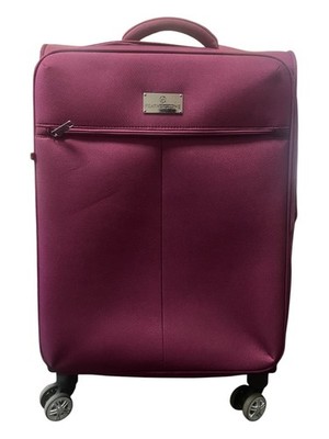 Featherstone Medium Koffer Reisegepäck 8 Räder weich lila 7952553 U-Markierungen