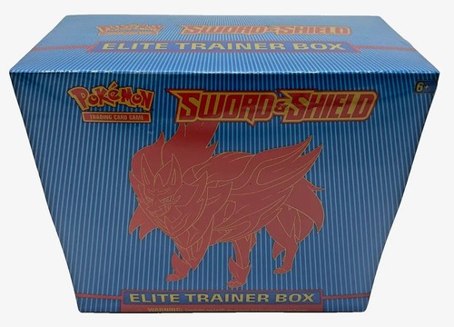 Pokemon TCG: Sword and Shield Elite Zamazenta Trainer Box w/8 Booster Packs