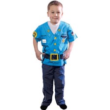 My 1st Career Gear Police Costume Kids Halloween Toddler Medium