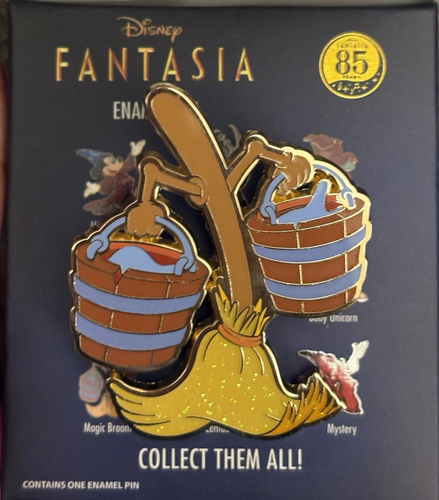 2025 Disney Palm Fantasia 85th Anniversary Broom Mystery Pin LE 200