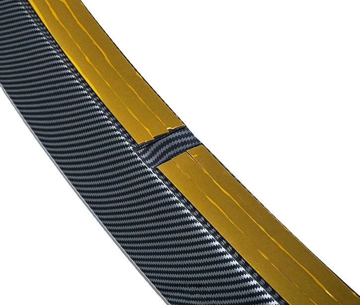 For 2021-23 2022 Toyota Venza Rear center Trunk Spoiler Wing Lip Trim Carbon ABS - Image 2 of 4