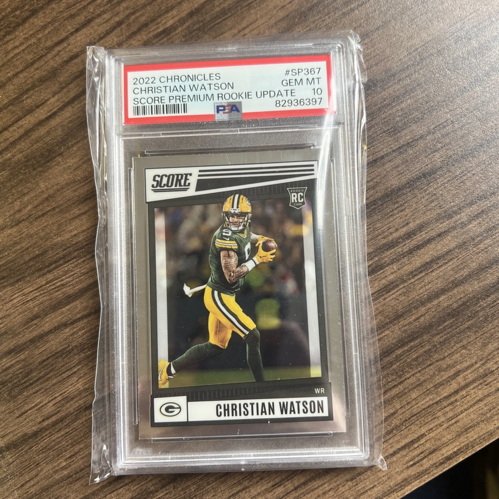 Christian Watson Panini Chronicles Score Premium Rookies Update #SP367 Base
