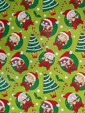 Nickelodeon Rugrats Chuckie Tommy Gift Wrapping Paper 2 Yards FOLDED Decoupage