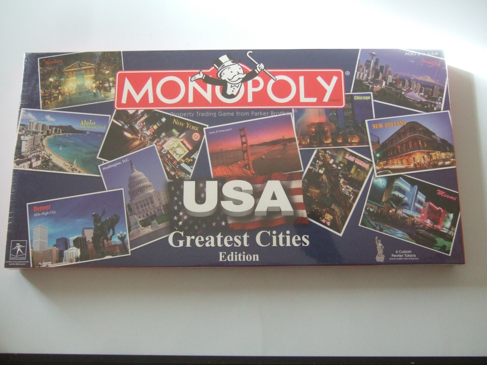 NEW  2005  MONOPOLY USA GREATEST CITIES EDITION GAME ~  HASBRO ~ USAolopy 