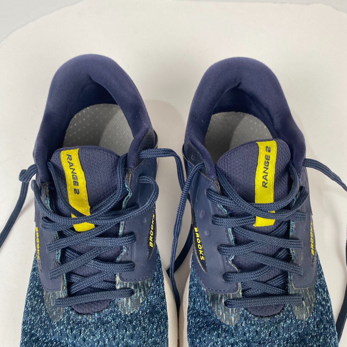 Brooks Range 2 Running Shoes Sneakers Mens Size 8 Blue White 