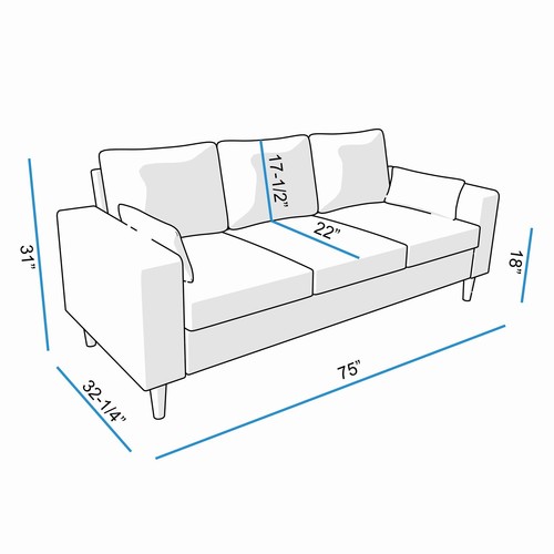Modern L-Shaped Corner Sofa 2 3 Seater Armchair Couch With Footstool - Picture 33 of 411