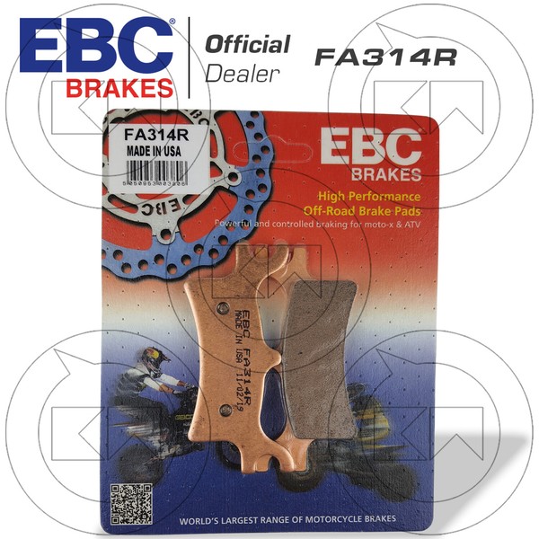 BremsbelÄGe Hinten EBC Sinter FA314R Polaris Atv Magnum 330 2003-2006-image