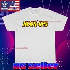 NEW SHIRT HOOK UPS LOGO UNISEX T-SHIRT FUNNY AMERICAN USA SIZE S-5XL