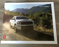 2020 Toyota Tundra 30-page Original Sales Brochure