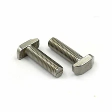 M6x20 T-Bolts Hammer Bolts for 3030 Aluminum Extrusion - 20 Pack