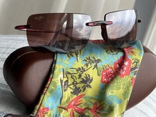 Maui Jim Hurricane MJ 578 07 Flex Wrap Frame  Maui Rose Polarized Sunglasses