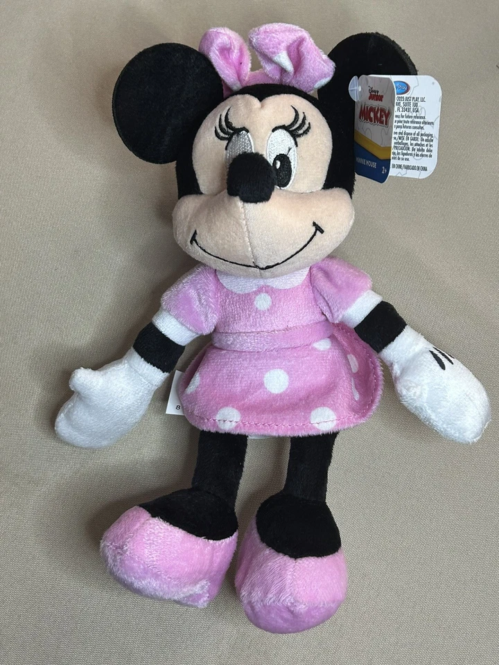 Disney Junior Minnie & Mickey Mouse Casa Club Muñeca Peluche Conjunto Foto 2 de 4