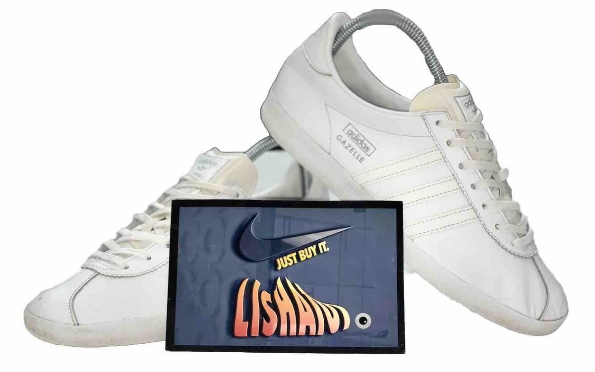 Gazelle Vintage White Leather Adidas Gazelle Trainers Adidas