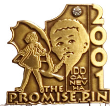 Kiwanis International IDD District CAL-NEV-HA "THE PROMISE PIN" 2001 Lapel Pin
