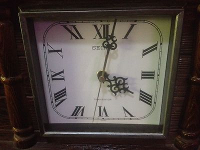 RARE SEIKO TRANSISTOR CLOCK w/ WOOD CABINET | eBay