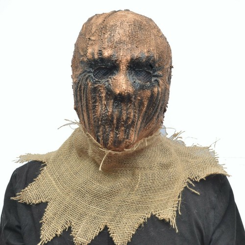 Halloween Scarecrow Mask Costume Latex Realistic Mask Scary Adult Men's - Picture 13 of 42