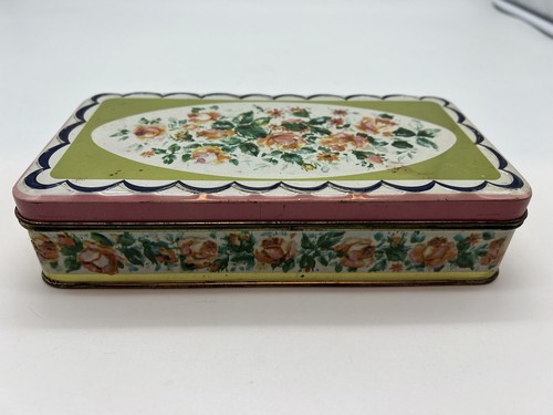 Boîte en Étain F. Lli Pagani Lecco Vintage Made IN Italy Vide Tin - Photo 5 sur 9