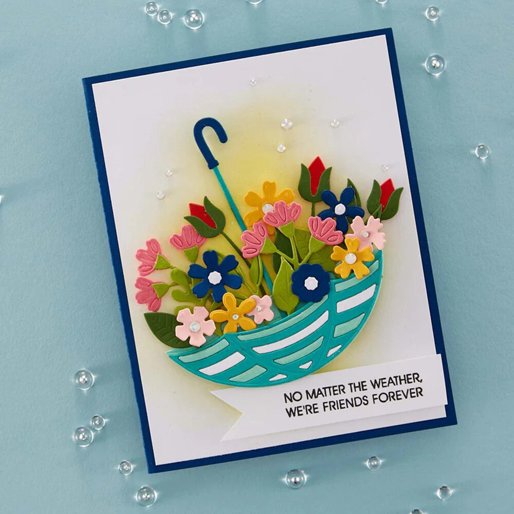 Umbrella Metal Cutting Dies Scrapbooking Paper Crafts Embossing Stencil Die Cut